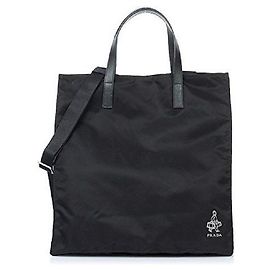 Prada neue Unisex-Einkaufstasche Schwarz
