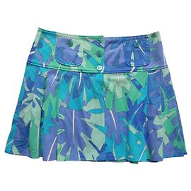 Mini falda plisada de emilio pucci Verde Azul claro