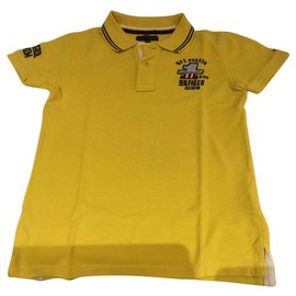 Tommy Hilfiger-Polo pour les garçons-Jaune