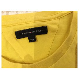 Tommy Hilfiger-T-shirt pour les garçons-Jaune