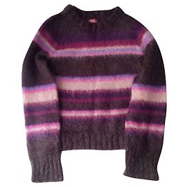 Miss Sixty Malhas Marrom Bordeaux Roxo Creme