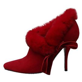 Sergio Rossi Ankle Boots Red