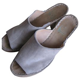 Autre Marque Mules QSP+ Bege Nubuck 39 Bege
