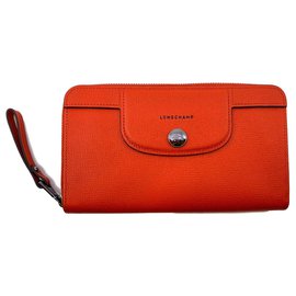 Longchamp wallet Orange
