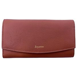 Repetto wallet with flap Peach