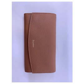 Repetto-Repetto wallet with flap-Peach