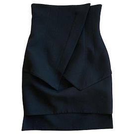 Givenchy New black high waisted skirt. Black