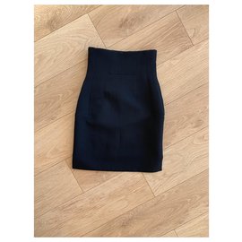 Givenchy-New black high waisted skirt.-Black