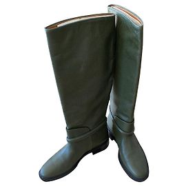 Par de botas de montar Balenciaga nuevo Caqui