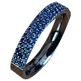APM Monaco Phalanx-Ring Blau