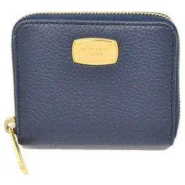 navy and white michael kors purse