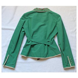 Moschino-Gorgeous Moschino Vintage Jacket-Green