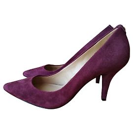 Michael Kors MK-FLEX mid pump suede ciruela / burdeos corte Otro