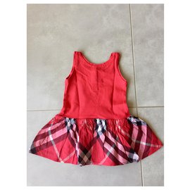 Burberry-Vestidos-Vermelho