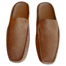 Bally-Suede slip ons-Brown