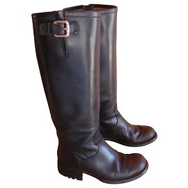 Free Lance Botas de motoqueiro Geronimo Preto