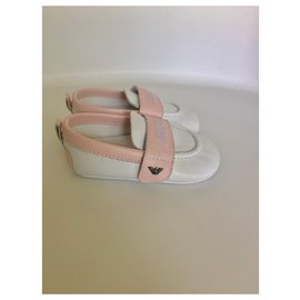 Armani-Ballet flats-Pink,White