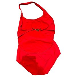 Hermès-Swimwear-Red