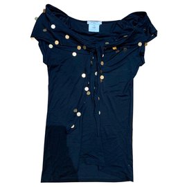 Givenchy Black Cotton Top Black