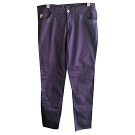 Calça roxa da mulher Versace Roxo