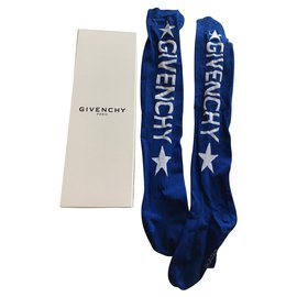 Givenchy High socks Blue