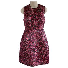 Cacharel Robe à imprimé floral Noir Rose