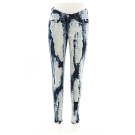 Rag & Bone Slim Jeans Blue Cotton Elastane Size 28 Blue