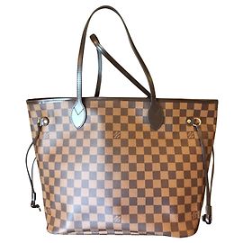 Louis Vuitton "Neverfull MM" Marron