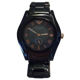 Emporio Armani Fine watches Black