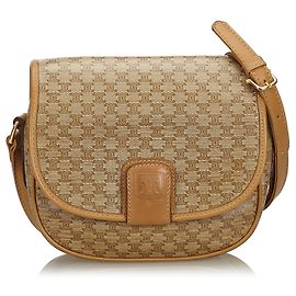 Céline Borsa a tracolla Macadam Celine Brown Marrone Marrone chiaro