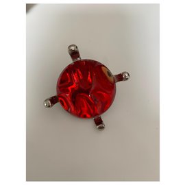 Yves Saint Laurent-Yves Saint Laurent earrings-Red