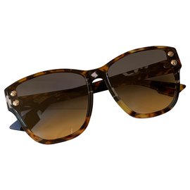 Dior-occhiali da sole dior tossicodipendenti3 dipendente 3 Nuovo di zecca-Marrone,Blu