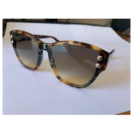 Dior-dior lunettes de soleil addict3 toxicomane 3 Tout neuf-Marron,Bleu