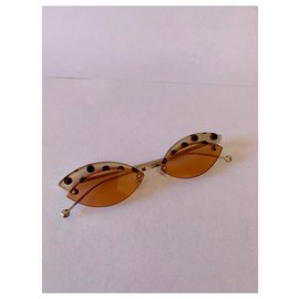 Fendi-fendi DEFENDER Nuovi occhiali da sole a pois-Multicolore
