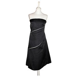 Wunderschönes Jil Sander Seidenkleid Schwarz