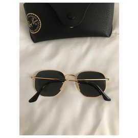 Ray-Ban-Des lunettes de soleil-Doré