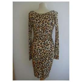 Blumarine-Vestidos-Estampa de leopardo