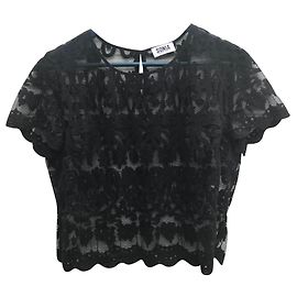 Sonia By Sonia Rykiel lace top for party T.40/42 Black