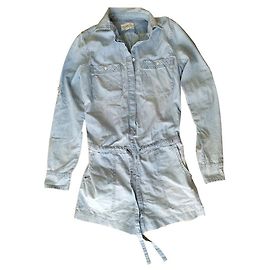 Polo Ralph Lauren Denim & Supply de Ralph Lauren Denim Utility Playsuit Azul claro