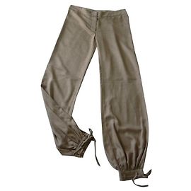 Pantalon beige en polyester Paul & Joe Beige