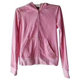 juicy couture soft hush logo velour original jacket Pink