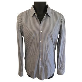 Hugo Boss-Shirts-White,Navy blue