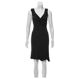 Diane Von Furstenberg Robe vintage cookie DvF Noir