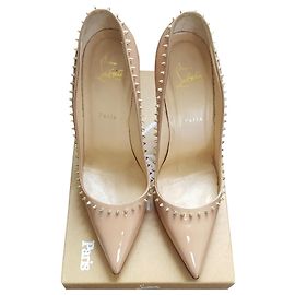 Christian Louboutin Heels Flesh Patent Leather Flesh