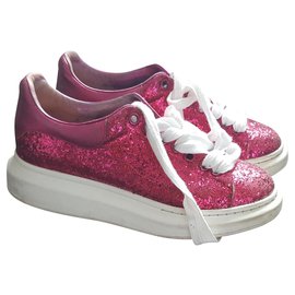 Alexander Mcqueen-Scarpe da ginnastica-Rosa,Altro