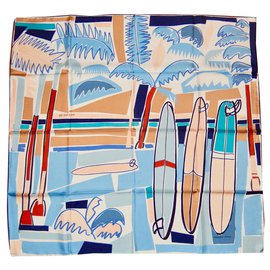 Hermès-MARE SURF e DIVERTIMENTO-Multicolore
