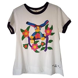 Marni For H&M T-shirt de algodão multicolor Multicor