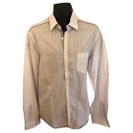 Hugo Boss-Shirts-White,Blue