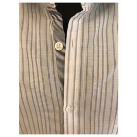 Hugo Boss-Shirts-White,Blue