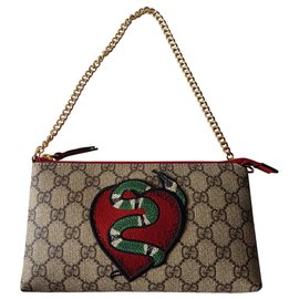 Gucci Bolsas Multicor Bege